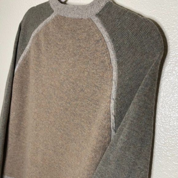Brooks Brothers | Merino Wool Two Tone Cardigan Sweater - Picture 5 of 9